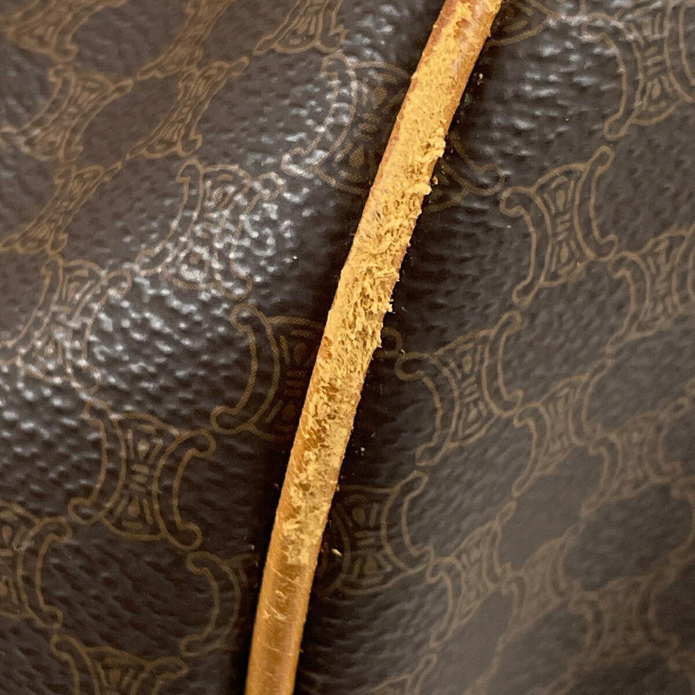 Celine Macadam Pattern Canvas Travel Handbag Brown - image 3